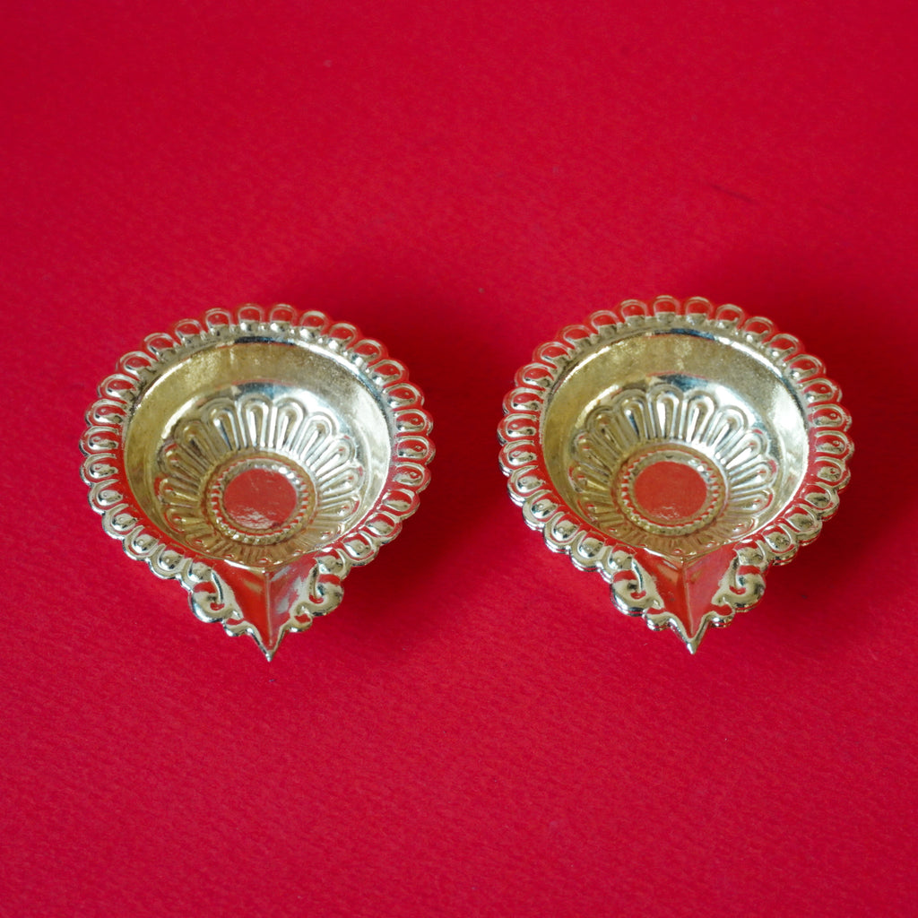 Brass Lakshmi Deepam Pair for Pooja | Karthigai Vilakku