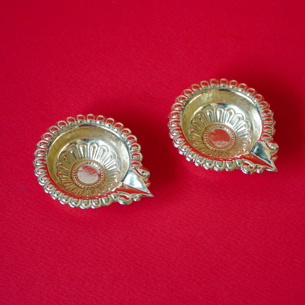 Brass Lakshmi Deepam Pair for Pooja | Karthigai Vilakku