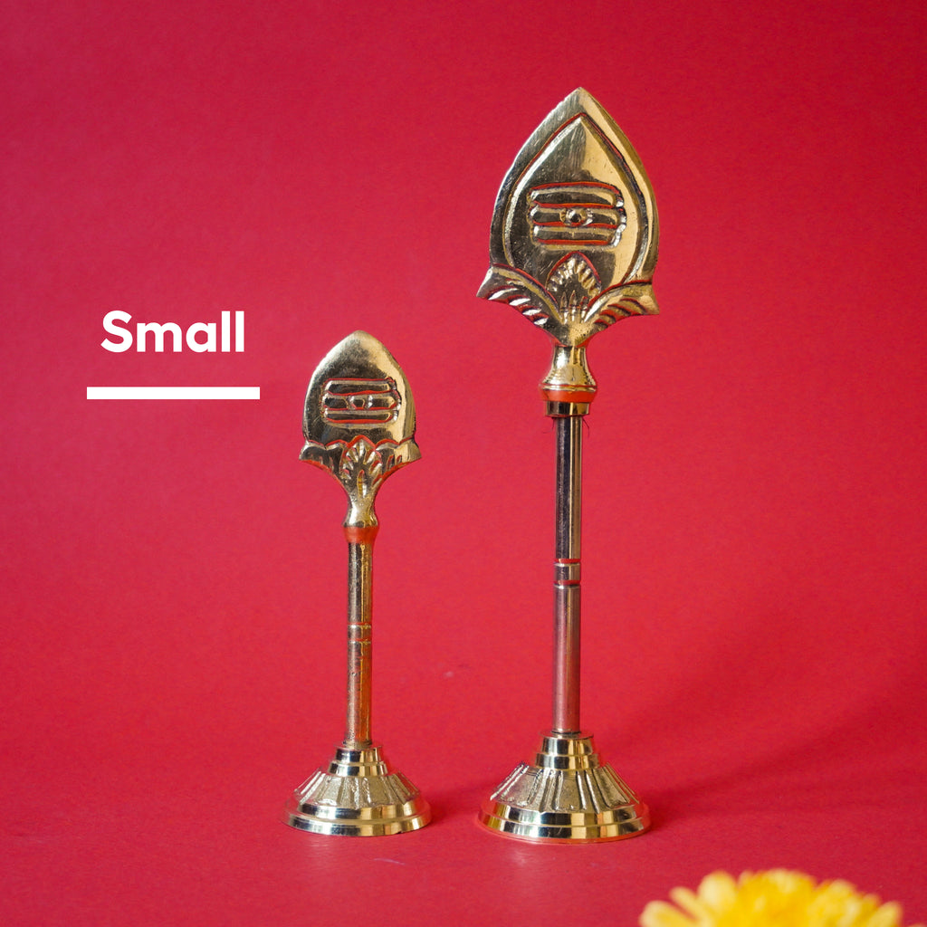 Brass Murugan Vel | Lord Muruga Vel for Pooja – 2 Sizes